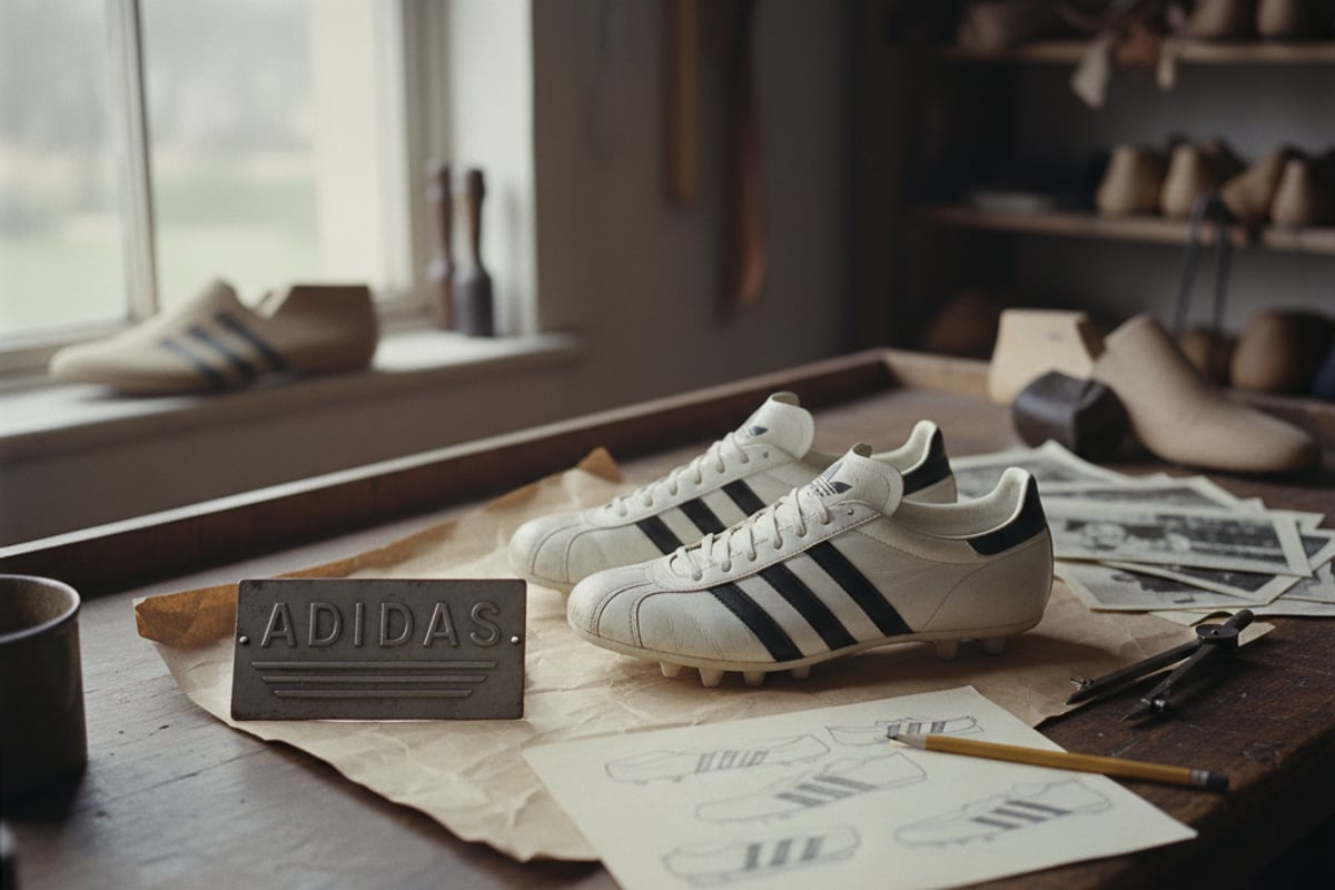 logo texte original Adidas