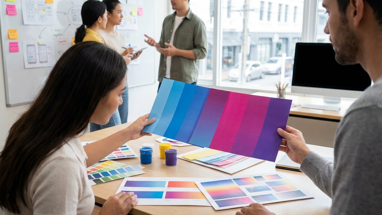 dégradé ultraviolet