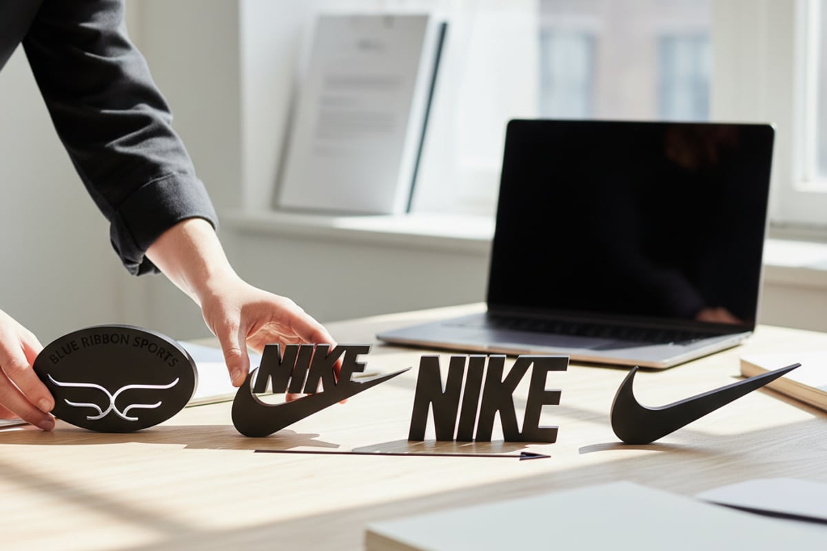 évolution du logo Nike