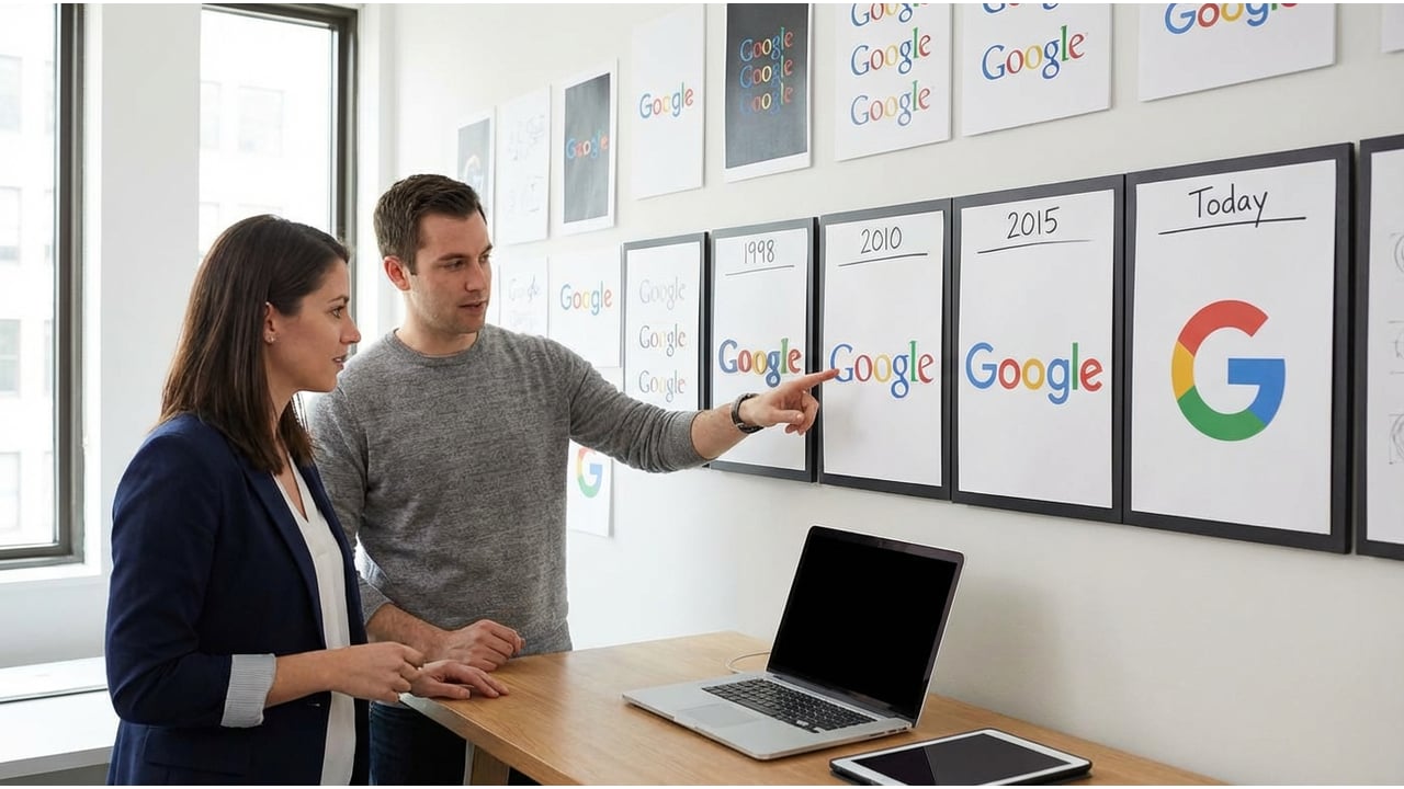 évolution logo Google