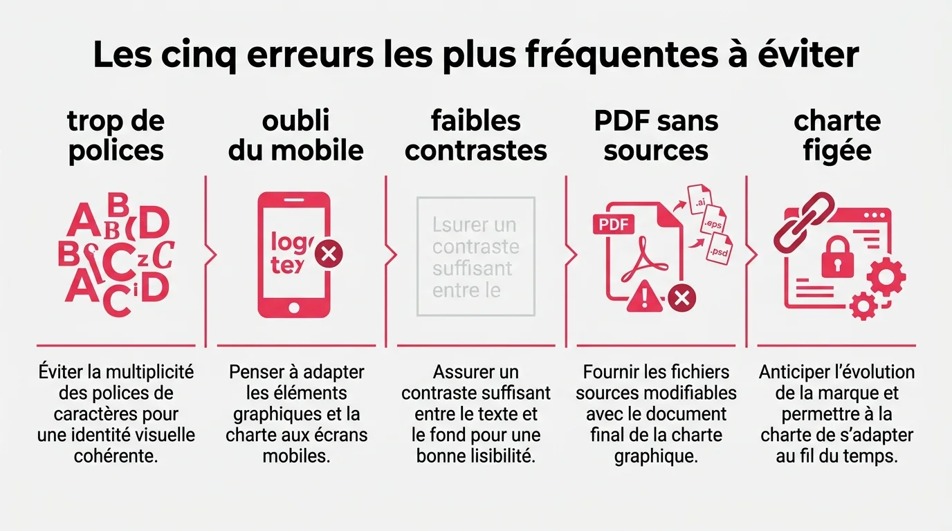 Les cinq erreurs les plus fréquentes à éviter