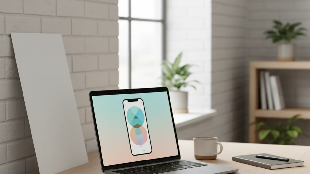 Aperçu de designs présentés sur des mockups en ligne