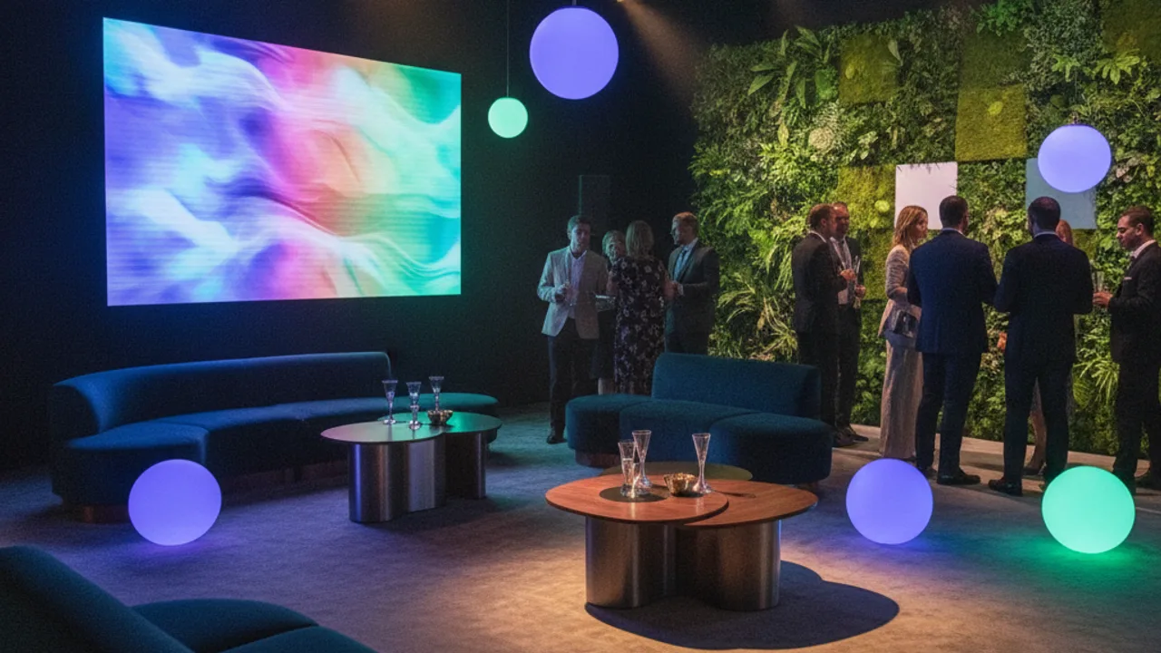 Scenographie immersive d'un evenement de marque