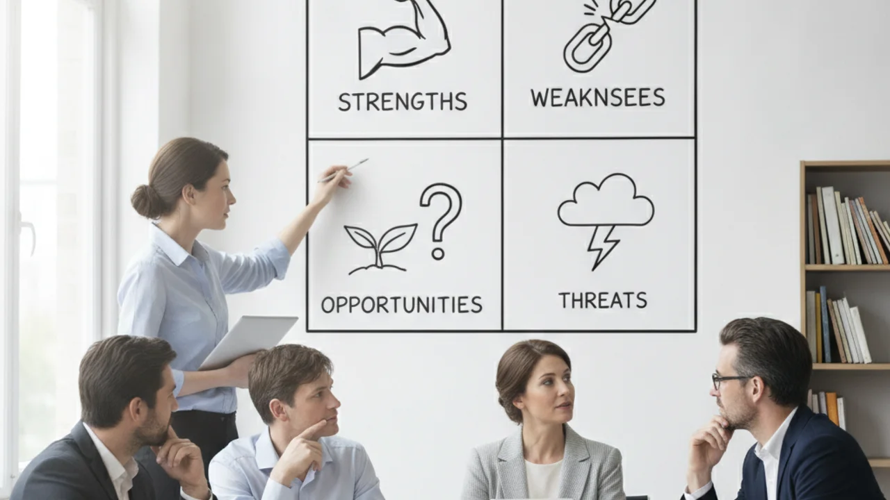 Image de couverture - Matrice SWOT : exemple et modele pour analyser votre entreprise