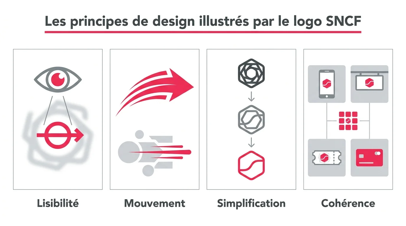 Les principes de design illustrés par le logo SNCF