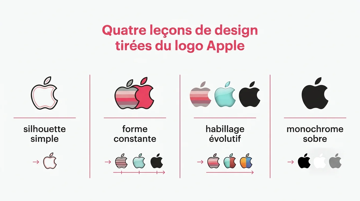 Quatre leçons de design tirées du logo Apple